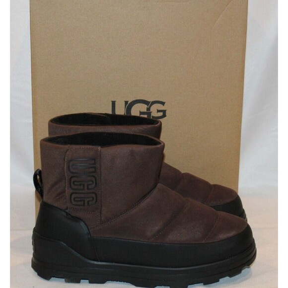 UGG CLASSIC KLAMATH MINI Burnt Cedar SUEDE WATERPROOF WOMEN'S‎ BOOTS NEW - Picture 1 of 7